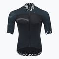 SILVINI Stelvio férfi kerékpáros mez fekete-fehér 3120-MD1604/8012