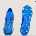 PUMA Ultra Pro FG/AG férfi futballcipő ultra kék/puma fehér/pro zöld 12