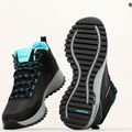 Női túracipő SKECHERS Arch Fit Discover Elevation Gain fekete/kék 10