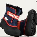 Sorel Snow Commander gyermek túrabakancs éjjeli/vitorla piros 14