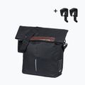 Kerékpáros csomagtartó táska Basil City Shopper MIK Hooks 16 l black 2