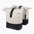 Kerékpártáska Basil Cove Double Pannier Bag 32 l off white/black