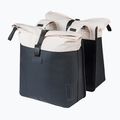 Kerékpártáska Basil Vive Double Pannier Bag 35 l off white/black