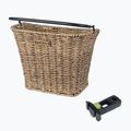 Kerékpáros kosár, elülső Basil Bremen Rattan Look KF+KF Ahead Stem Holder seagrass
