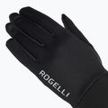 Női kerékpáros kesztyű Rogelli Laval Mid Season LW Windproof black 4