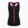 Női kerékpáros mez Rogelli Apátság Tank Top W fekete / rózsaszín 4