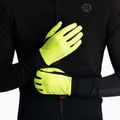 Kesztyű rowerowe Rogelli Laval LW Windproof fluor 2