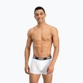 Férfi boxeralsó PUMA Basic 2 db white/black 3