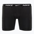 Férfi Nike Everyday Cotton Stretch Boxer Brief 3Pk MP1 fehér/szürke heather / fekete 2