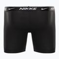 Férfi Nike Everyday Cotton Stretch Boxer Brief 3Pk MP1 fehér/szürke heather / fekete 3