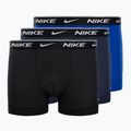 Férfi boxeralsó Nike Everyday Cotton Stretch Trunk 3Pk UB1 obszidián / játék királyi / fekete