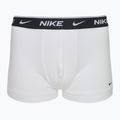 Férfi boxeralsó Nike Everyday Cotton Stretch Trunk 3 pár fehér/szürke heather/fekete 4