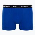 Férfi boxeralsó Nike Everyday Cotton Stretch Trunk 2Pk IEV obszidián/királyi játék 2