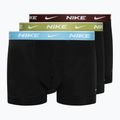 Férfi boxeralsó Nike Everyday Cotton Stretch Trunk 3 pár black/pear/aquarius/cark team red