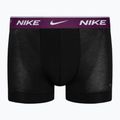 Nike Everyday Cotton Stretch Trunk 3 db férfi boxeralsó turquoise/violet/blue 2