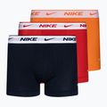 Nike Everyday Cotton Stretch Trunk 3 db férfi boxeralsó blue/orange/red