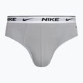 Férfi alsó Nike Everyday Cotton Stretch Brief 3 darab star blue/wolf grey/black white 3