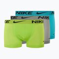 Nike Dri-Fit Essential férfi boxeralsó 3 pár cyber/sötét stukkó/poros kaktusz 3 pár