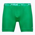 Férfi Nike Everyday Cotton Stretch boxeralsó 3 pár zöld/fekete 2