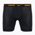 Férfi Nike Everyday Cotton Stretch boxeralsó 3 pár fekete/arany/fekete 4