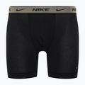 Nike Everyday Cotton Stretch férfi boxeralsó 3 pár cyber fekete/derekaszürke/sötét póni színben 6