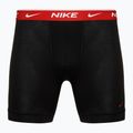 Férfi Nike Everyday Cotton Stretch boxeralsó 3 pár fekete csapat narancs/piros/fekete 2