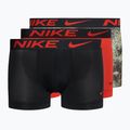 Nike Dri-Fit Essential férfi boxeralsó 3 pár cromson/csapat narancssárga/fekete