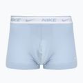 Férfi boxeralsó Nike Everyday Cotton Stretch Trunk 3 pár világos hadseregkék/kék erő/fehér derékszíjjal 5