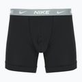 Férfi Nike Everyday Cotton Stretch boxeralsó 3 pár bi/vasszürke/tiszta szürke magas fényű texturált wb 2
