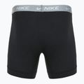 Férfi Nike Everyday Cotton Stretch boxeralsó 3 pár bi/vasszürke/tiszta szürke magas fényű texturált wb 3