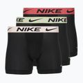 Férfi Nike Dri-Fit Essential Micro Boxer Brief 3 pár blk mosott korall/olive aura/abrtract blue edge wb