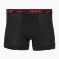 Férfi boxeralsó Nike Everyday Cotton Stretch Trunk 3 pár fekete lig crim/des och/deep night logós derékpánt 3 pár 3