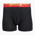 Férfi boxeralsó Nike Dri-Fit Essential Micro Boxer Brief 3 pár egyetemi piros/fekete/fekete metál grdient wb 3