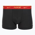 Férfi Nike Everyday Cotton Stretch Trunk boxeralsó 3 pár kék/egyetemi piros/búzakék arany/fekete magas fényű wb 3
