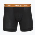 Férfi Nike Everyday Cotton Stretch boxeralsó 3 pár fekete light crimsn/desrt okkersárga/fekete derékszíjjal 2