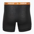 Férfi Nike Everyday Cotton Stretch boxeralsó 3 pár fekete light crimsn/desrt okkersárga/fekete derékszíjjal 5