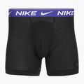 Nike Dri-FIT Ultra Comfort férfi boxeralsó 3 pár fekete evrgreen aura/deep night/fekete derékpántos fekete pár 3