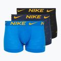 Nike Elite Breathe Trunk férfi boxeralsó 3 pár fotó kék/éjfekete/tengerészkék/fekete