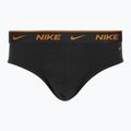 Férfi Nike Everyday Cotton Stretch alsónadrág 3 pár fekete light crimson/desert okkers/fekete wb 4