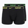Férfi boxer nadrág Nike Essential Cotton Stretch 2 pairs black pepper