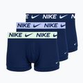 Férfi boxer nadrág Nike Dri-Fit Essential Micro Trunk 3 pairs navy