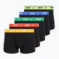 Férfi boxer nadrág Nike Cotton Stretch Trunk 5 pairs blue velvet