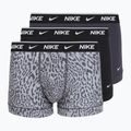 Férfi boxer nadrág Nike Cotton Stretch Trunk 3 pack dusty violet