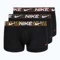 Férfi boxer nadrág Nike Dri-Fit Essential Micro Trunk 3 pack graphite
