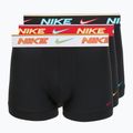 Férfi boxer nadrág Nike Cotton Stretch Trunk 3 pack steel Grey