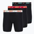 Férfi boxer nadrág Nike Long Boxer Brief steel grey