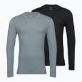 Férfi hosszú ujjú póló Nike Crewneck 2 pack carbon heather