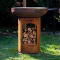 Kerti tűztál BonFeu BonBiza corten 7