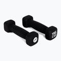 Neoprén súlyzók 1 kg Pure2Improve fekete P2I201390 2