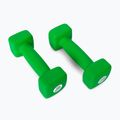 Neoprén súlyzók 2 kg Pure2Improve zöld P2I201400 2